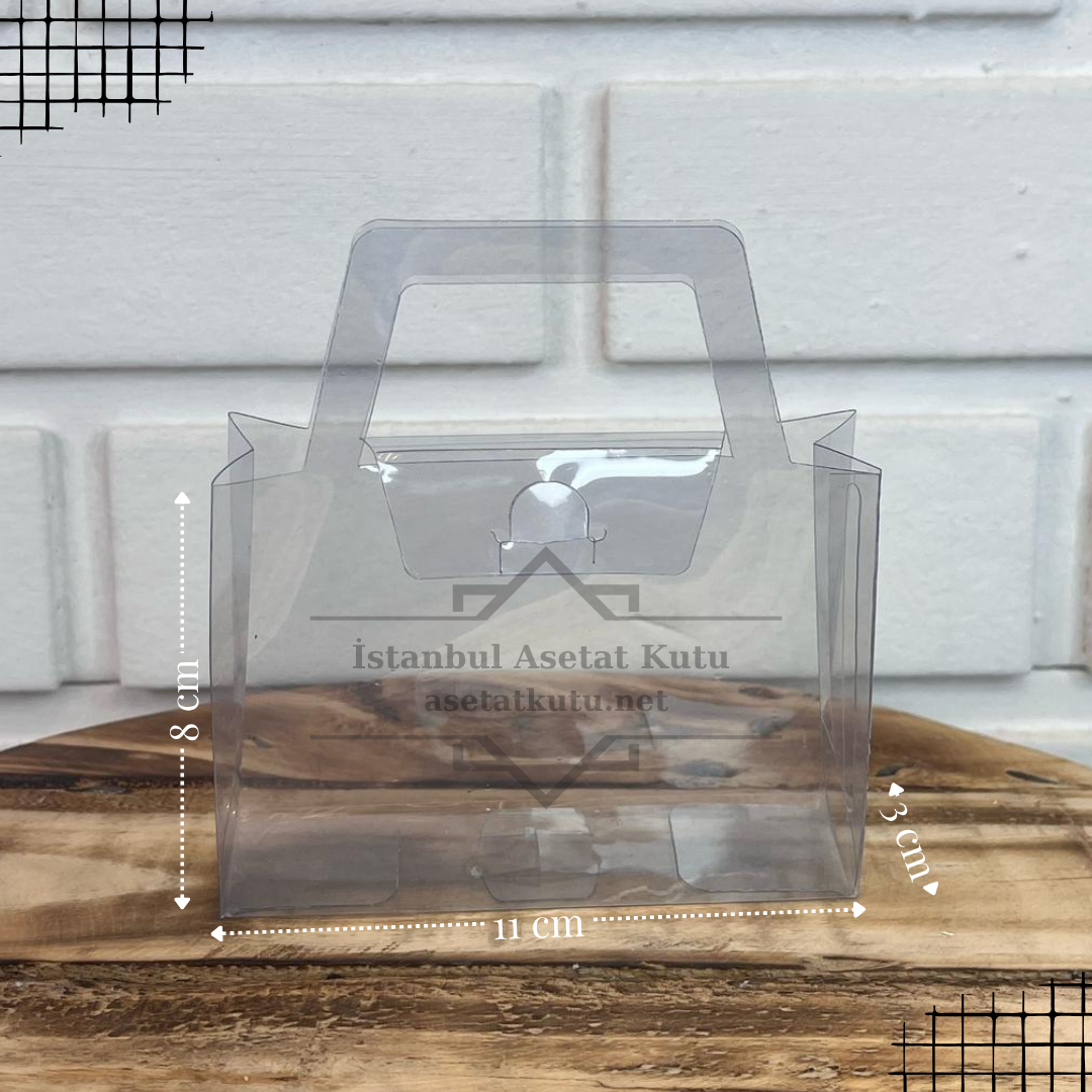 11x8x3 Asetat Çanta [10 Adet]