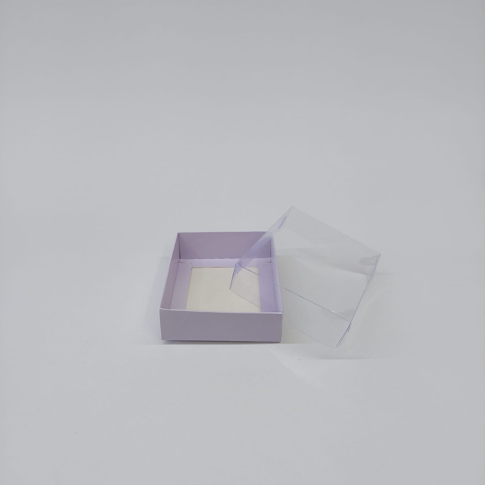 12x9x3 Lila Altı Karton Üzeri Asetat Kutu