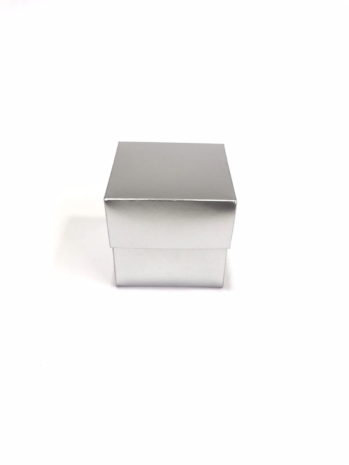 10x10x10 Komple Gümüş Kutu