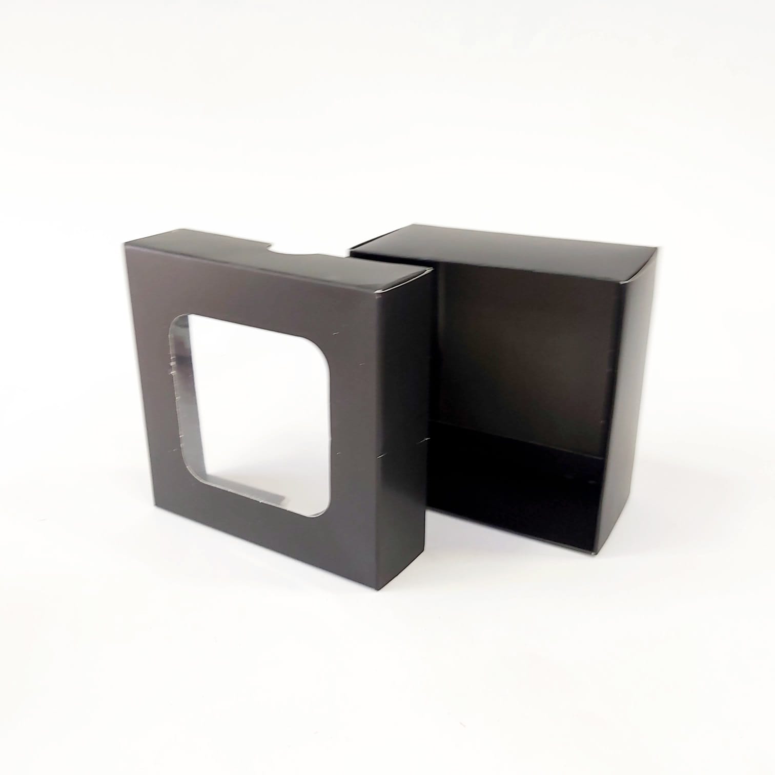 10x10x5 Pencereli Siyah Kutu