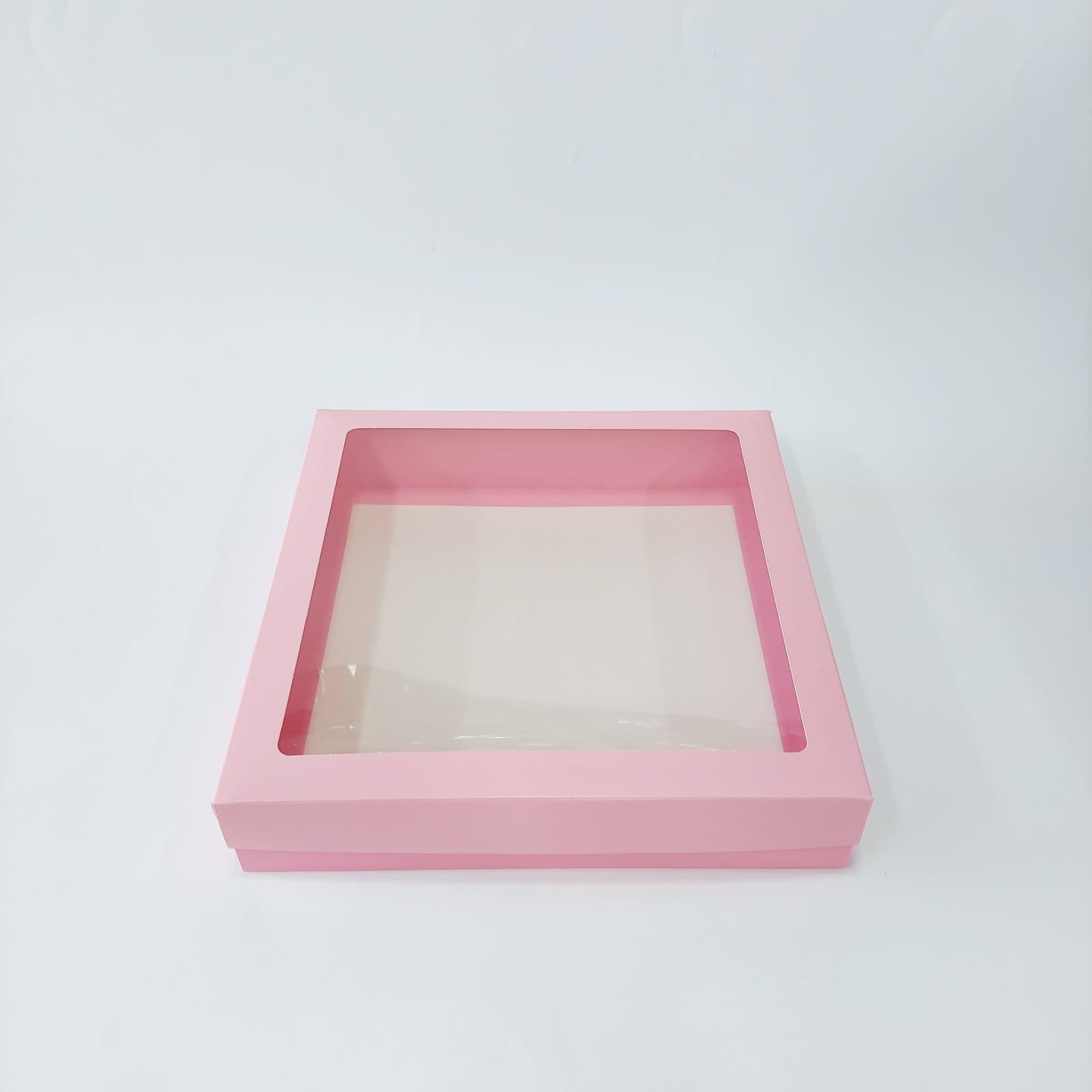 25x25x5 Pencereli Pembe Kutu