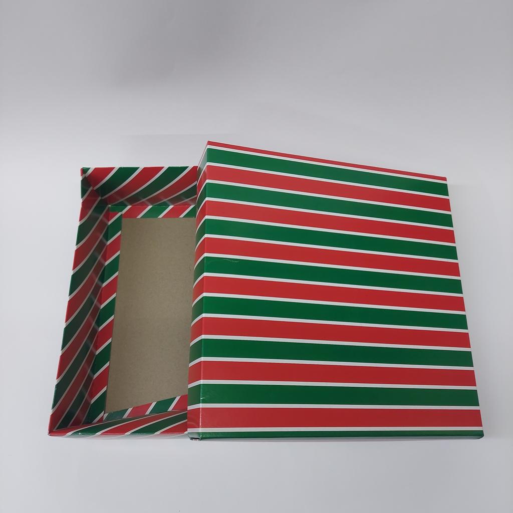 26x26x9 Komple Yılbaşı Desenli Kutu