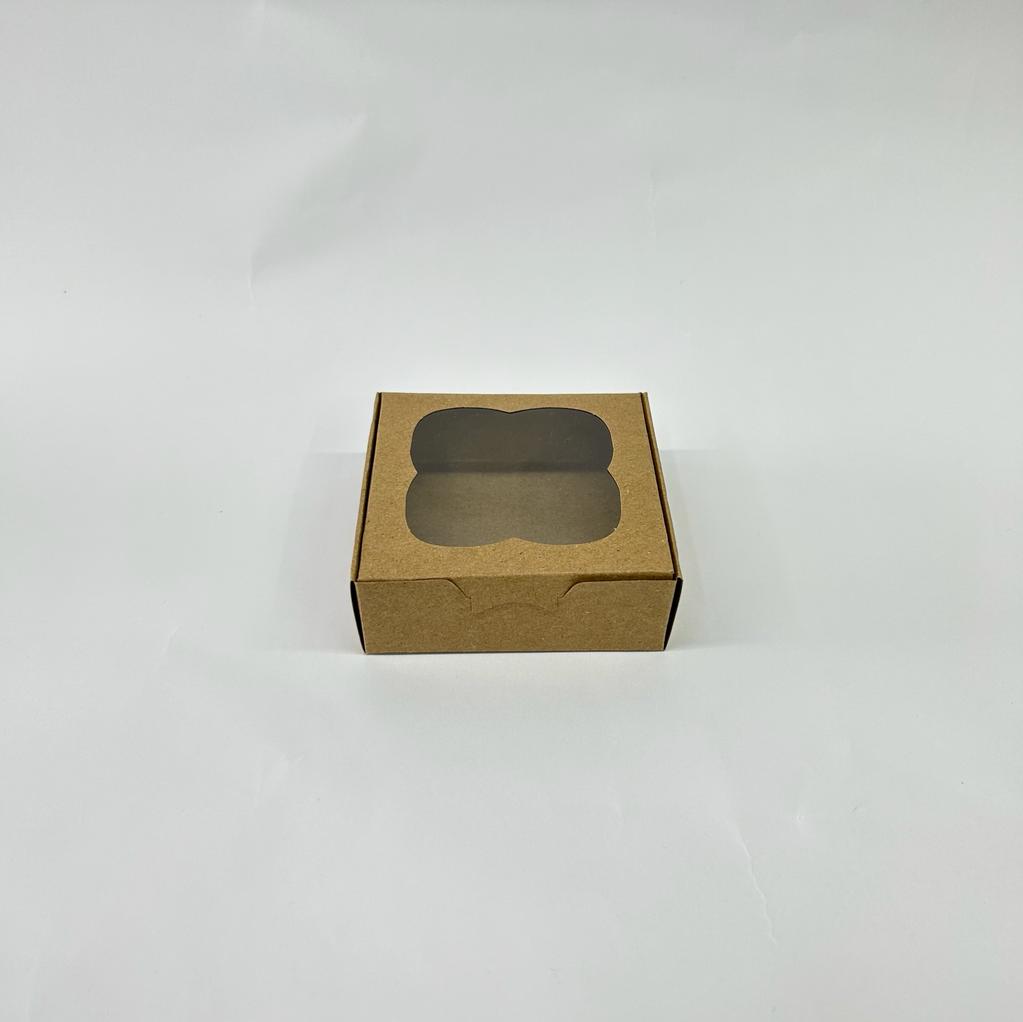 9x9x3 Pencereli  Kraft Kutu