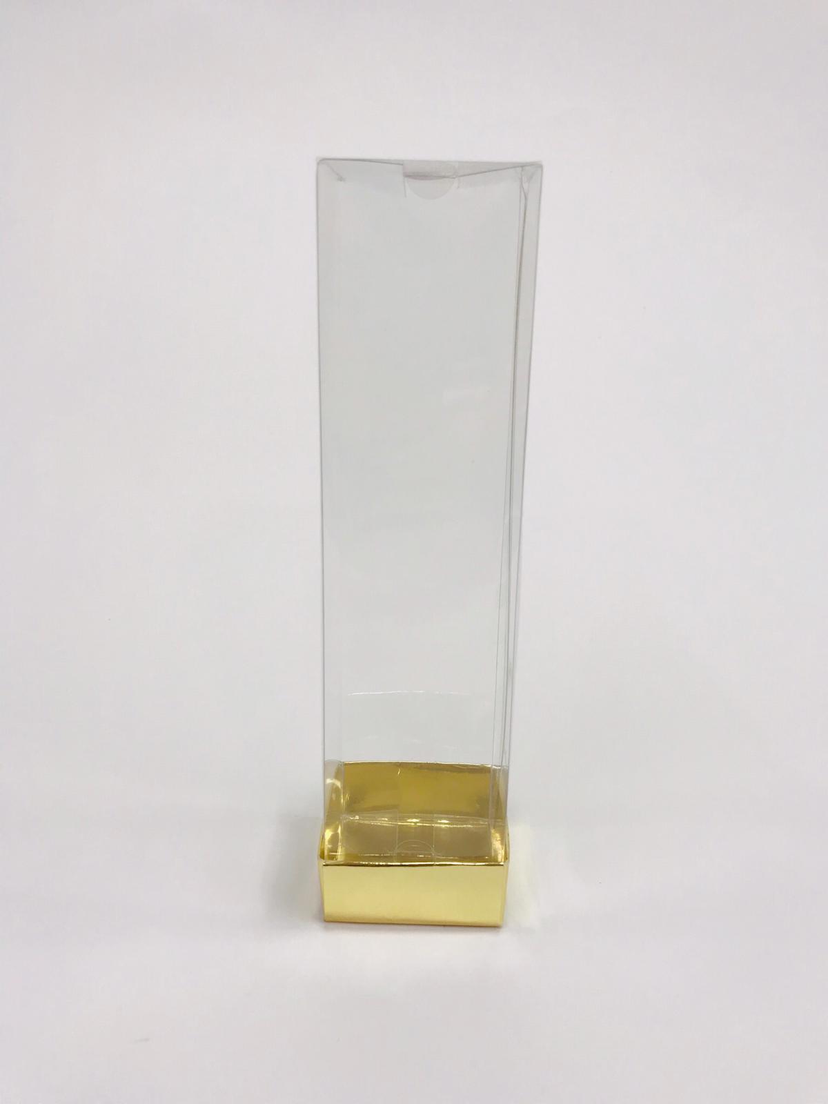 5x5x20 Altın Altı Karton Üzeri Asetat Kutu