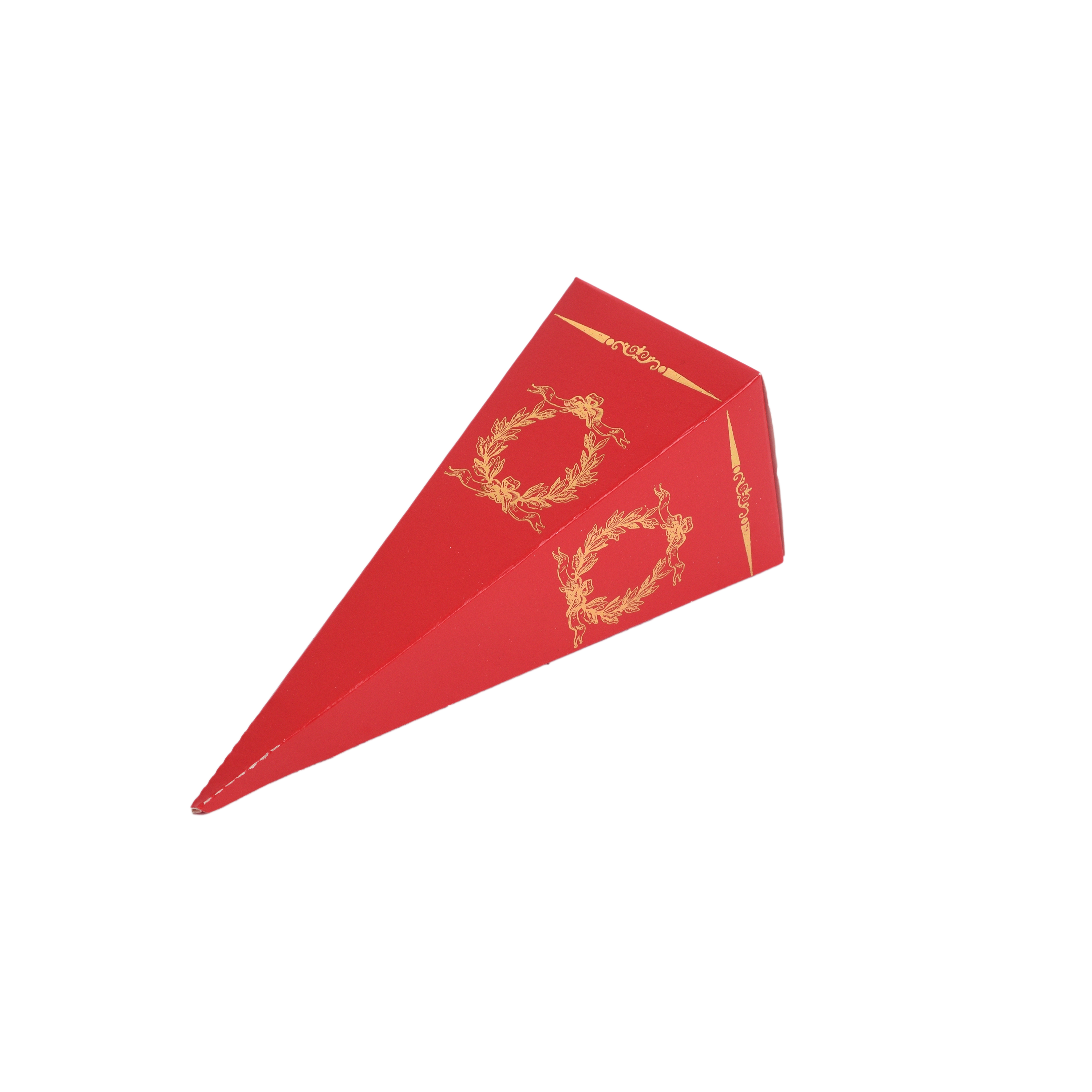 15X4 Kırmızı Altın Yaldızlı Külah