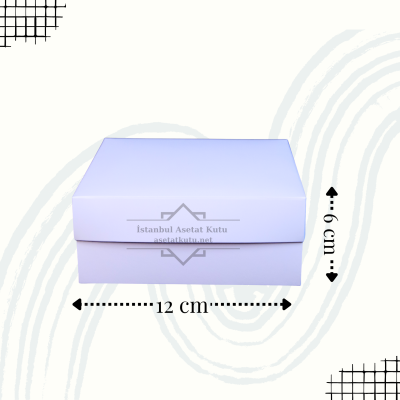 12x12x6 Full Beyaz Kutu