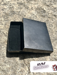 12x9x3 Siyah Süngerli Takı Kutusu [25 Adet]
