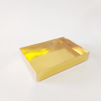 15x11x3 Altın Altı Karton Üzeri Asetat Kutu