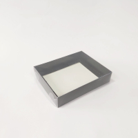 15x12x3 Siyah Altı Karton Üzeri Asetat Kutu