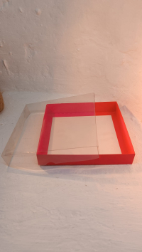 18x18x3 Kırmızı Kutu