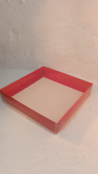 18x18x3 Kırmızı Kutu