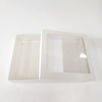 20x20x5 Çerçeveli Beyaz Kutu