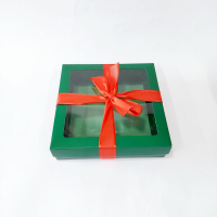 20x20x5 Çerçeveli Yeşil Kutu