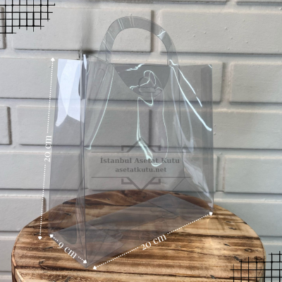 20x20x9 Asetat Çanta [10 Adet]