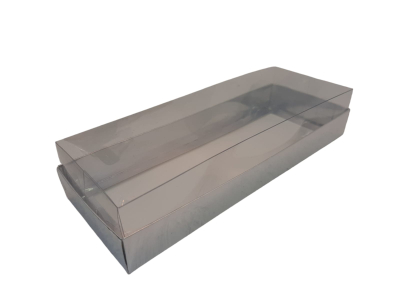 21x8x4 Altı Gümüş Üzeri Asetat Kutu 