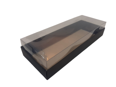 21x8x4 Altı Siyah Üzeri Asetat Kutu 