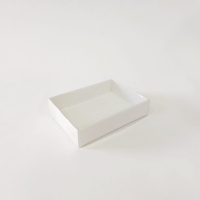 11x8x3 Altı Beyaz Üstü Asetat Kutu