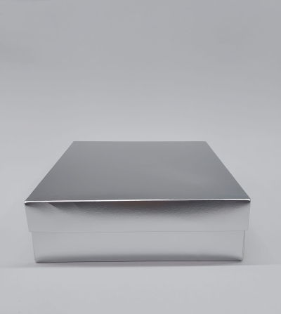 26x26x9 Komple Gümüş Kutu