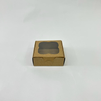 8x8x3 Pencereli Kraft Kutu