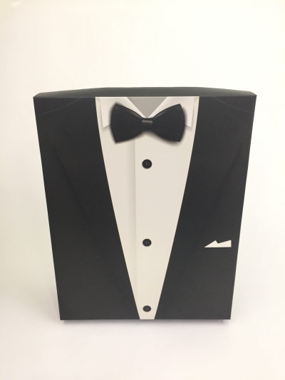 33x26x8 Siyah Damat Figürlü Full Kutu