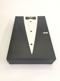 40x26x8 Siyah Damat Figürlü Full Kutu