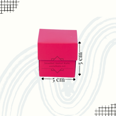 5x5x5 Kırmızı Full Karton Kutu