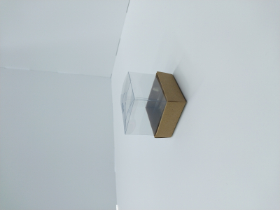 5x5x5 Kraft Altı Karton Üzeri Asetat Kutu