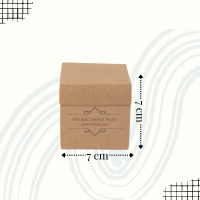 7x7x7 Kraft Full Karton Kutu