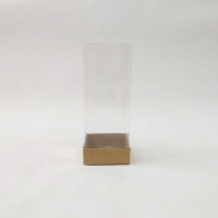 8x8x20 Kraft Altı Karton Üzeri Asetat Kutu