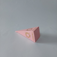 15X4 Pembe Altın Yaldızlı Külah