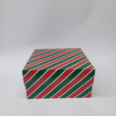 20x20x10 Komple Yılbaşı Desenli Kutu