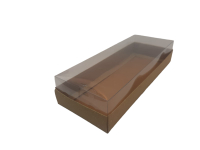 21x8x4 Altı Kraft Üzeri Asetat Kutu